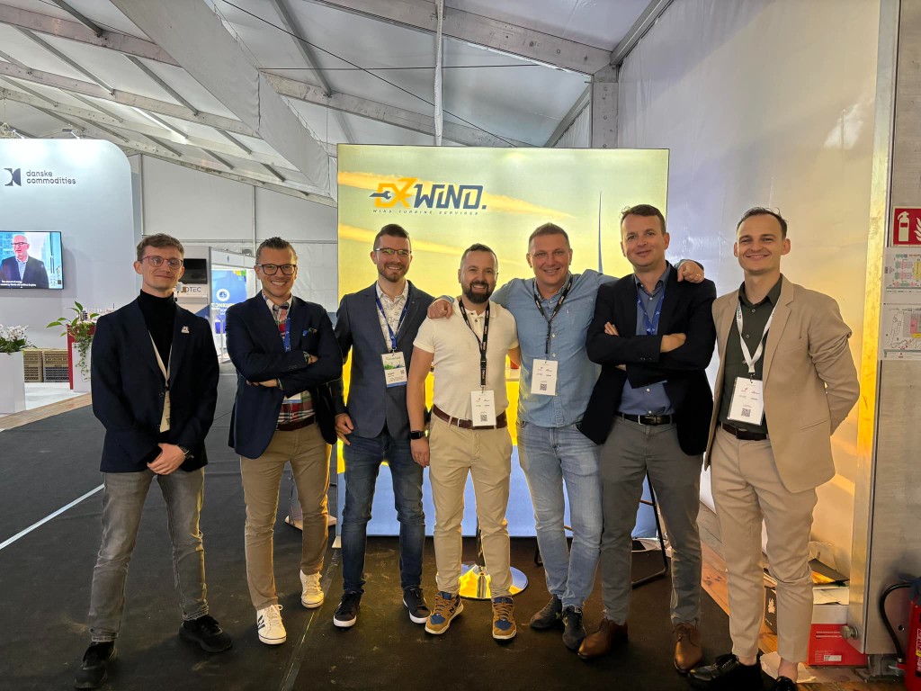 ExWind team at a trade exhibition